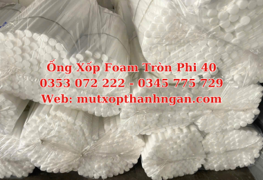 Thanh Lý Ống Xốp Tròn Phi 40 Giá Rẻ  