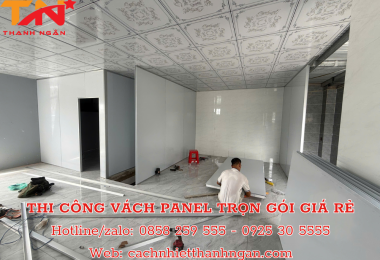 Vách Ngăn Panel Giá Rẻ Tại Bình Dương - Cách Nhiệt Thanh Ngân